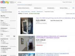 Gebrauchte Aufzüge bei eBay –